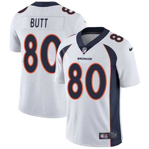 Nike Denver Broncos #80 Jake Butt White NFL Vapor Untouchable Limited Jersey,We sell and wholesale Nike Denver Broncos #80 Jake Butt White NFL Vapor Untouchable Limited Jersey on line form chian!